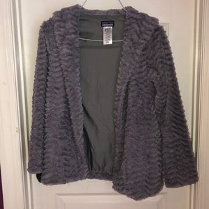 Patagonia Fuzzy Gray Jacket